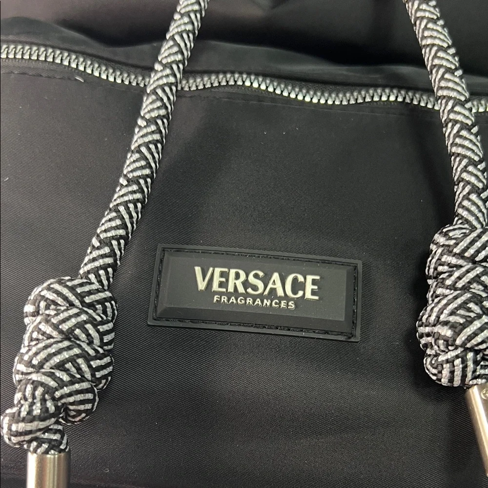 Versace Black Drawstring Backpack - Picture 2 of 16